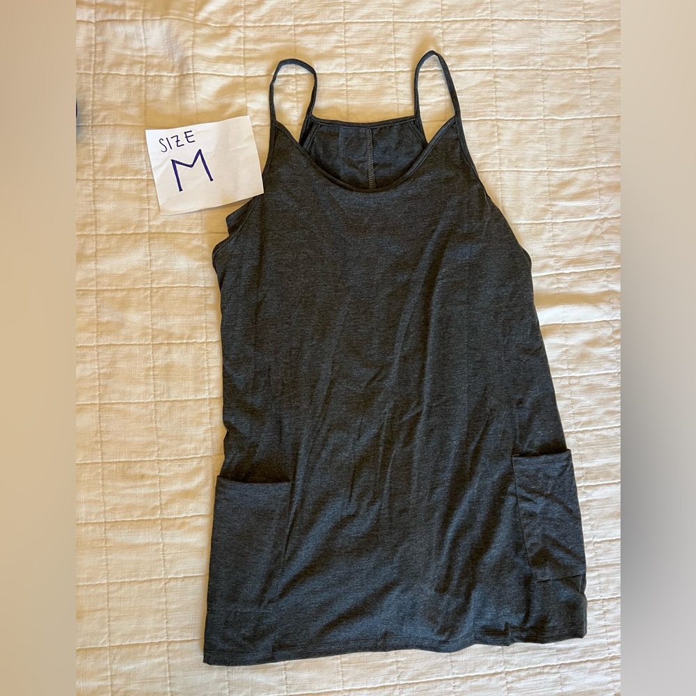 Gray Sleeveless Dress